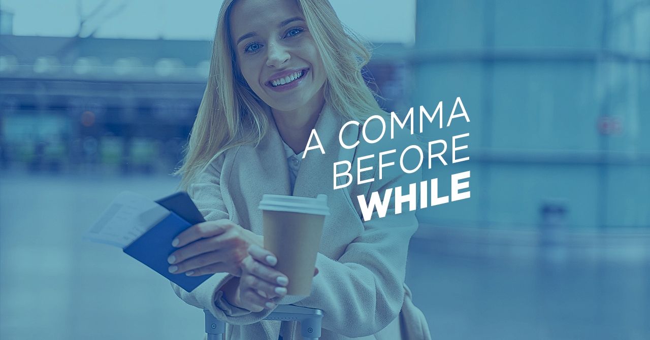 Should I use a comma before while?