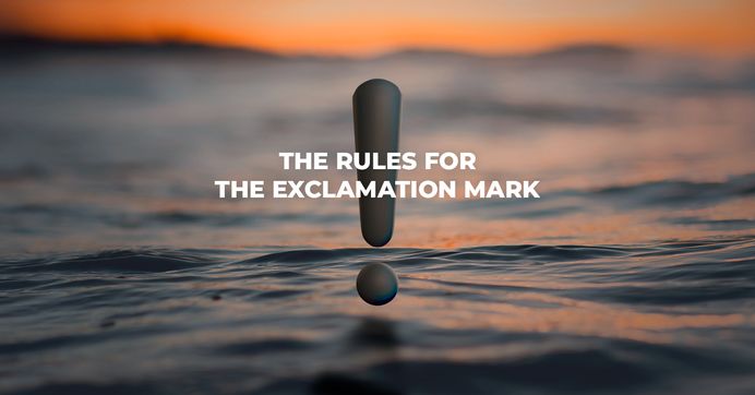 EXCLAMATION MARK EXCLAMATION POINT RULES EXAMPLES visual data 8