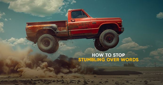 Reasons Why You Are Stumbling Over Words [And How to Stop]