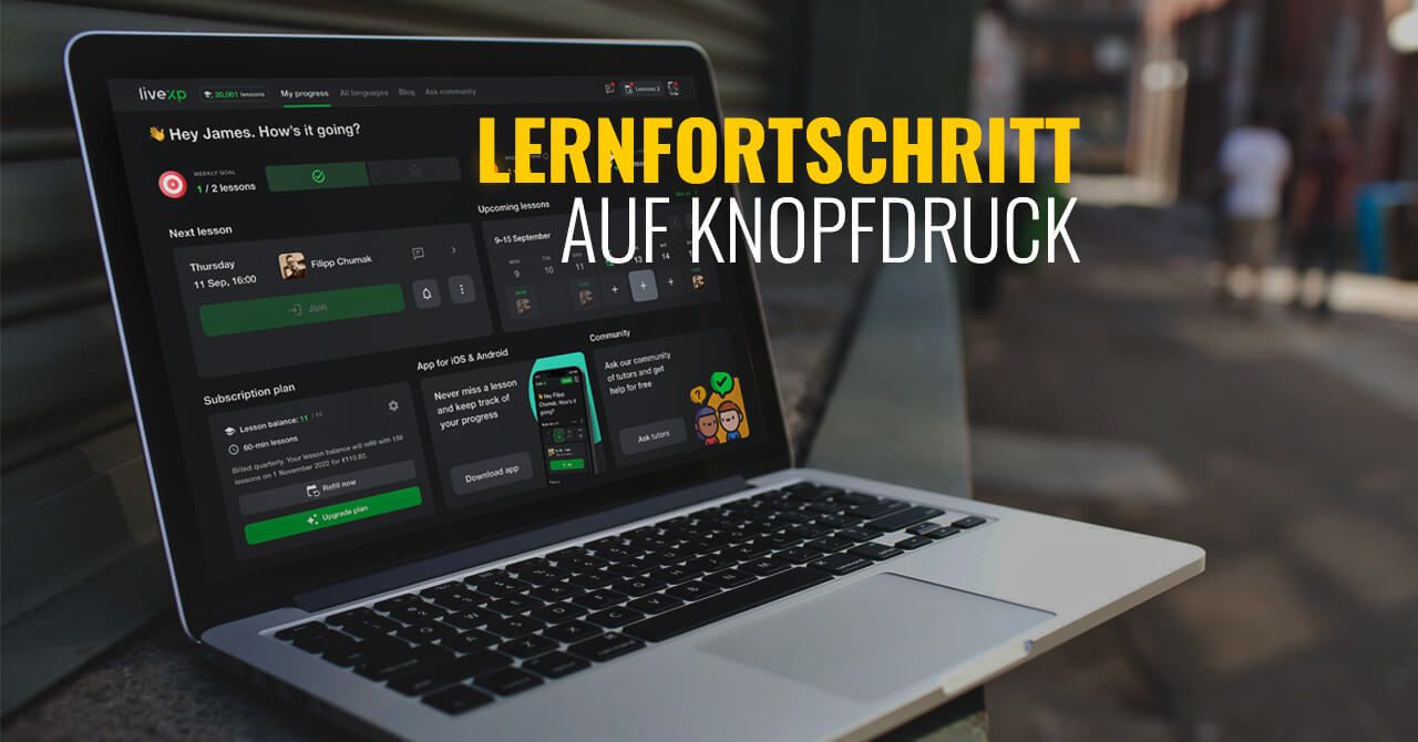 Lernfortschritt auf Knopfdruck