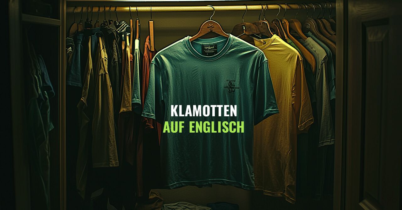 Kleidungsstücke auf Englisch