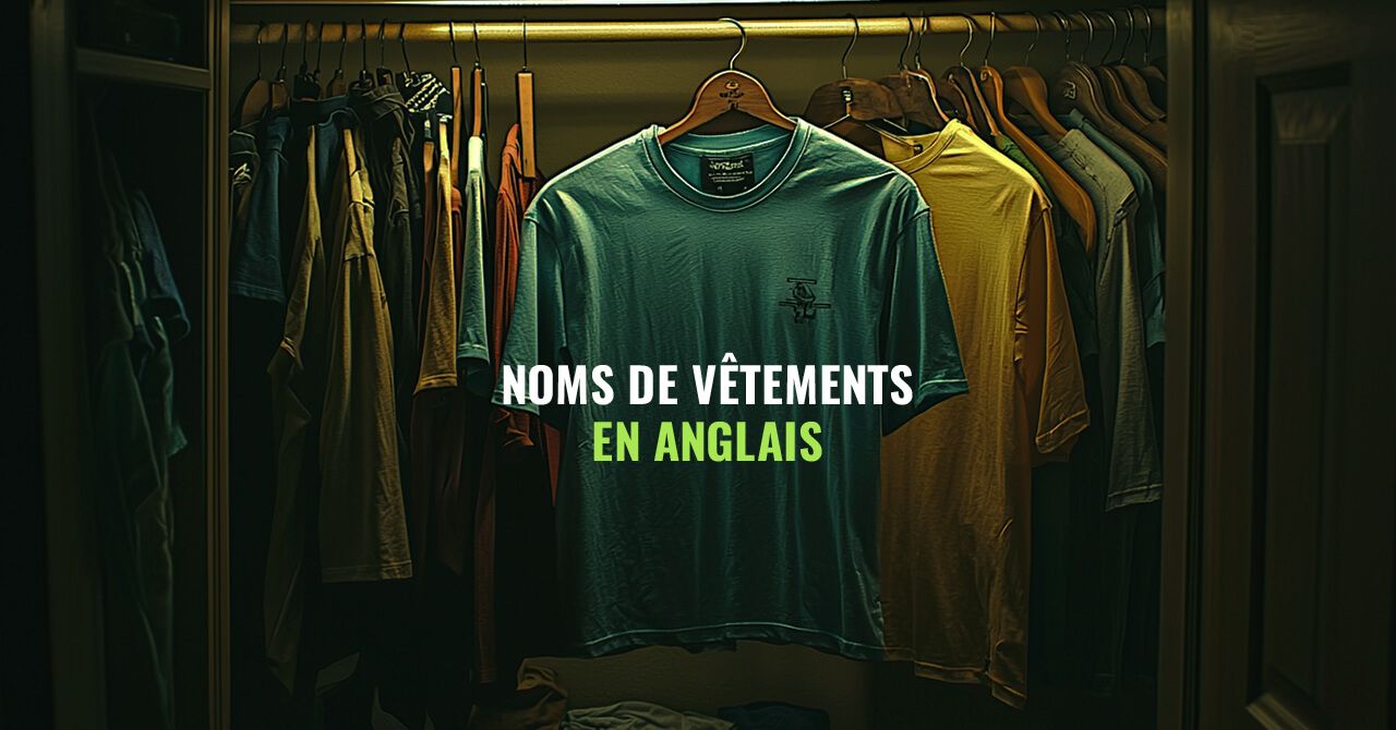 Vocabulaire des vêtements en anglais