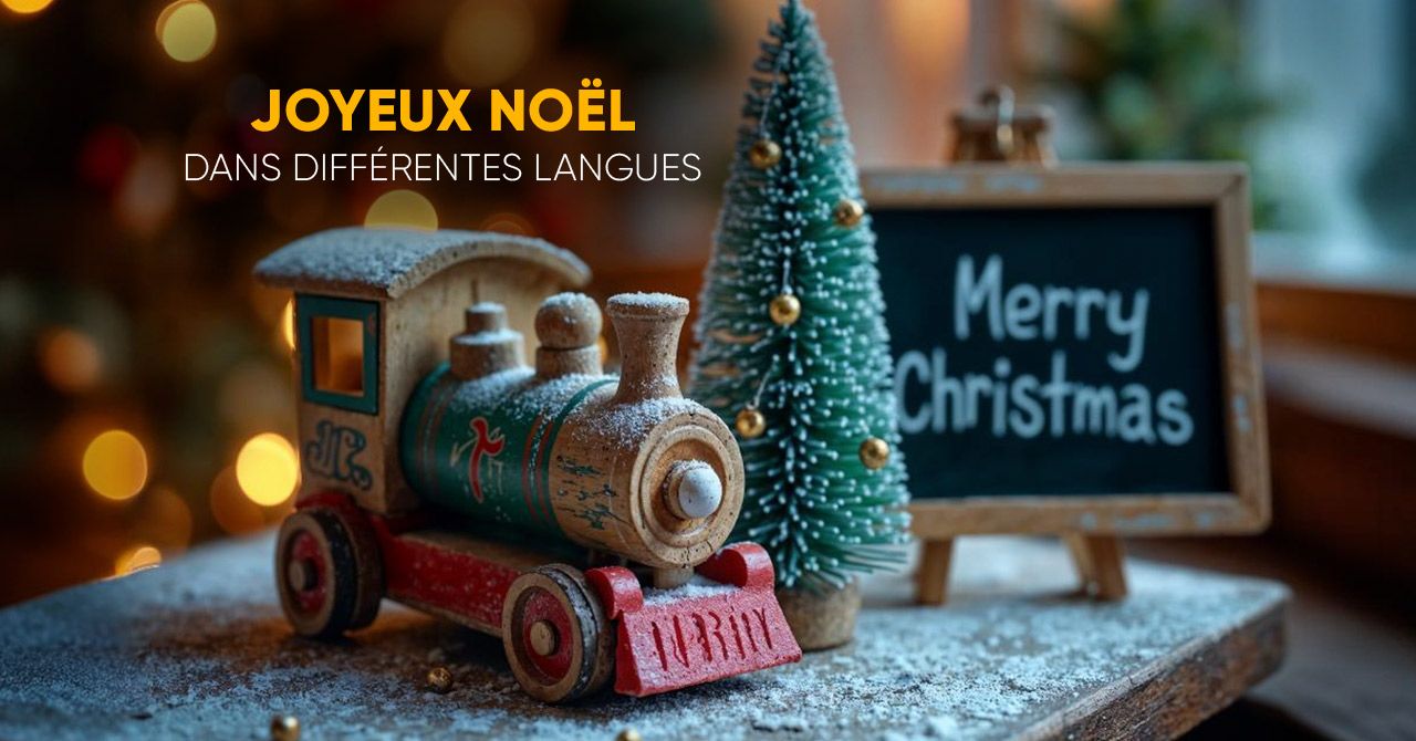 Joyeux Noël dans différentes langues