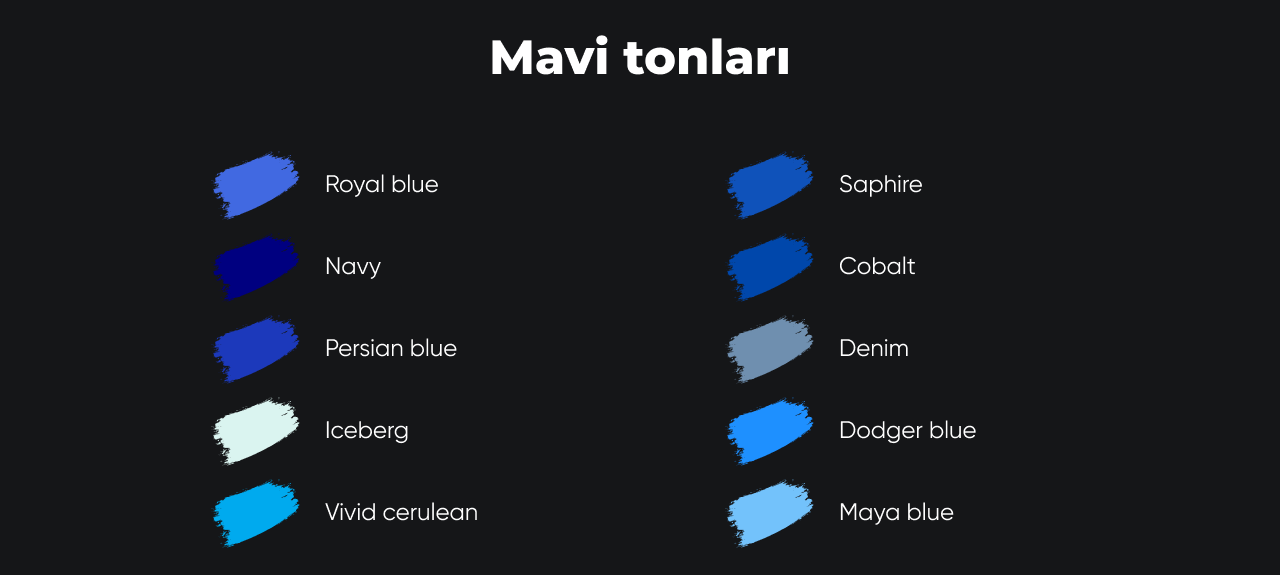 Mavi tonları