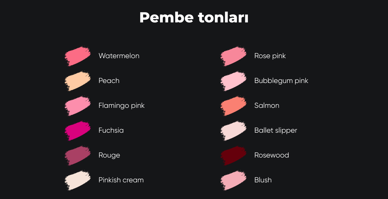 Pembe tonları