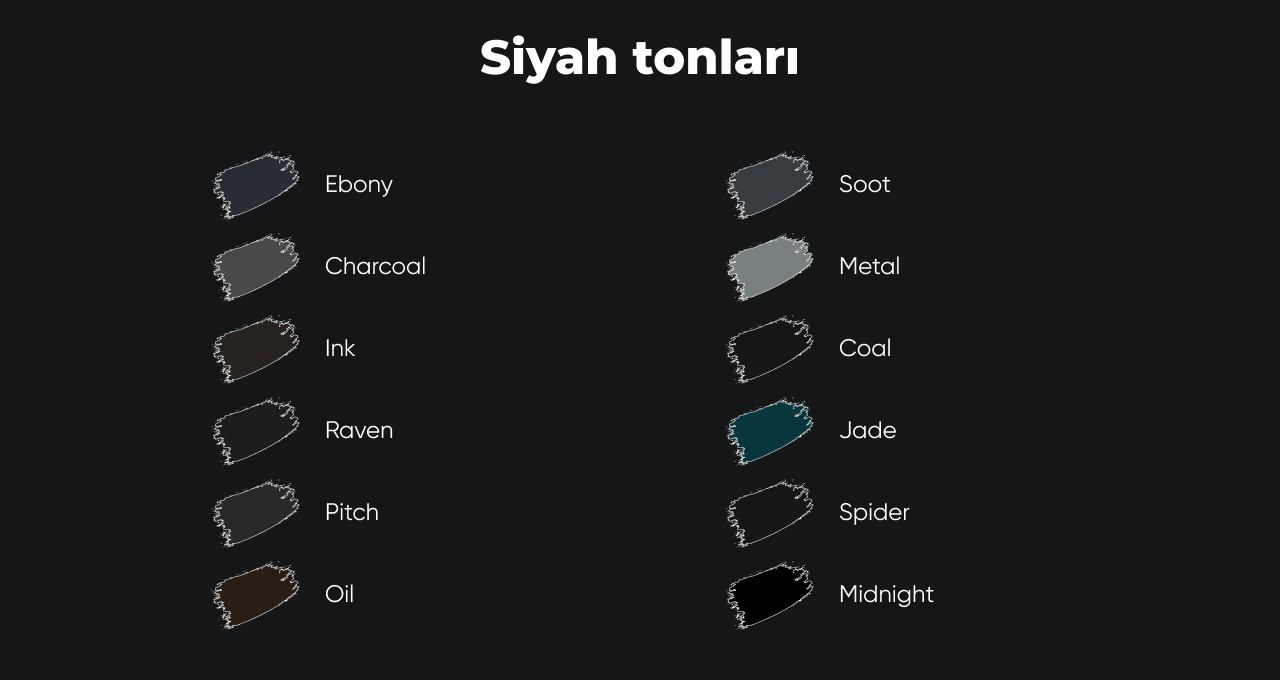 Siyah tonları